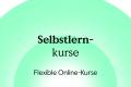 Öffnen Selbstlernkurse